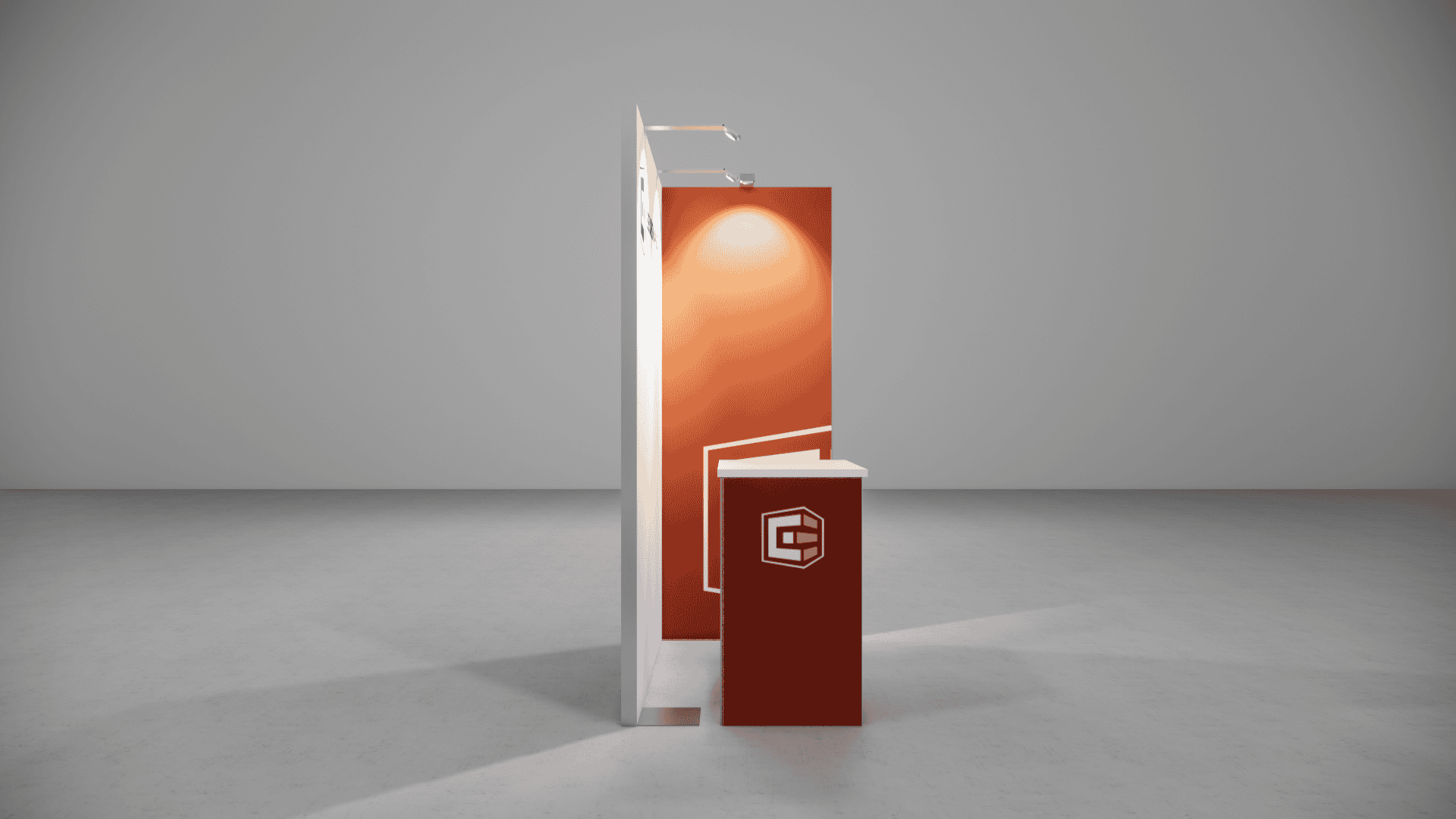 Beursstand 2 x 1 meter - Hoekopstelling - Afbeelding 2