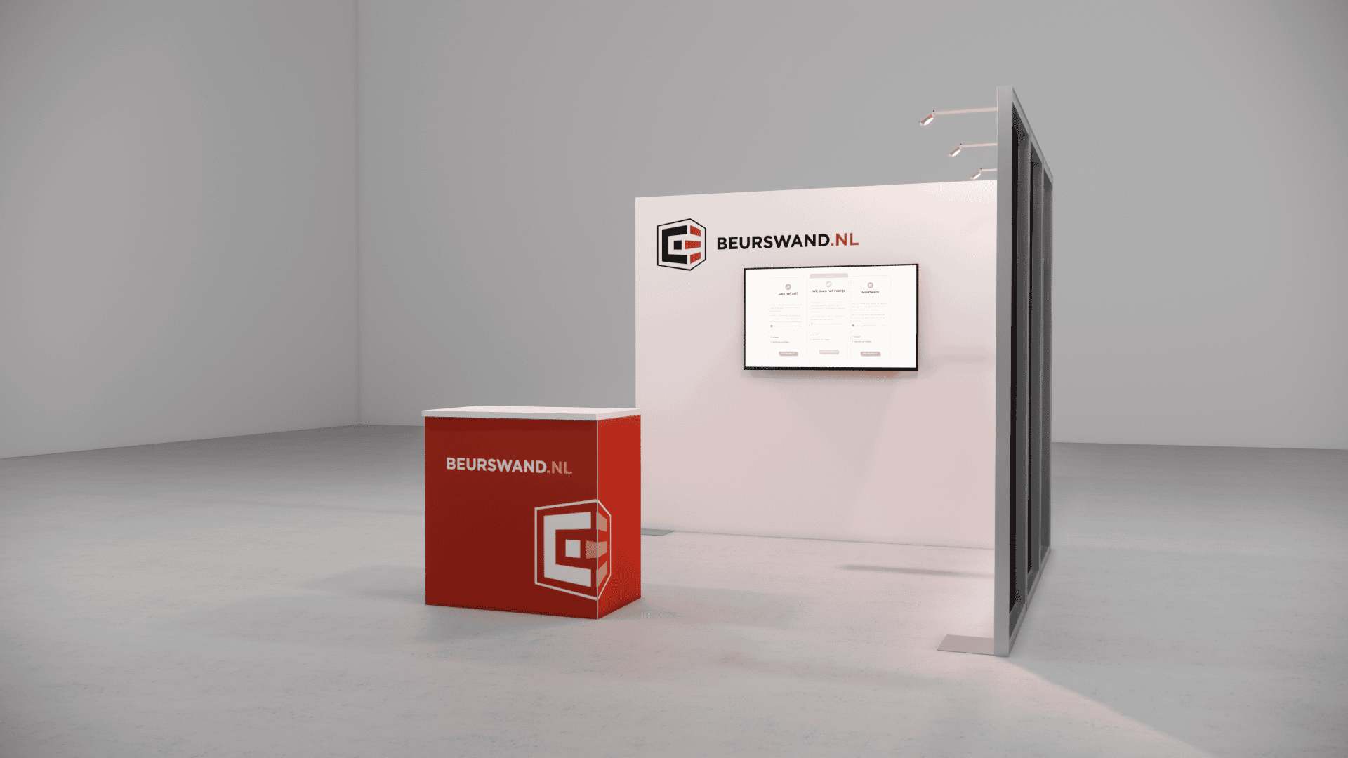Beursstand 3 x 3 meter - Hoekopstelling - Afbeelding 5