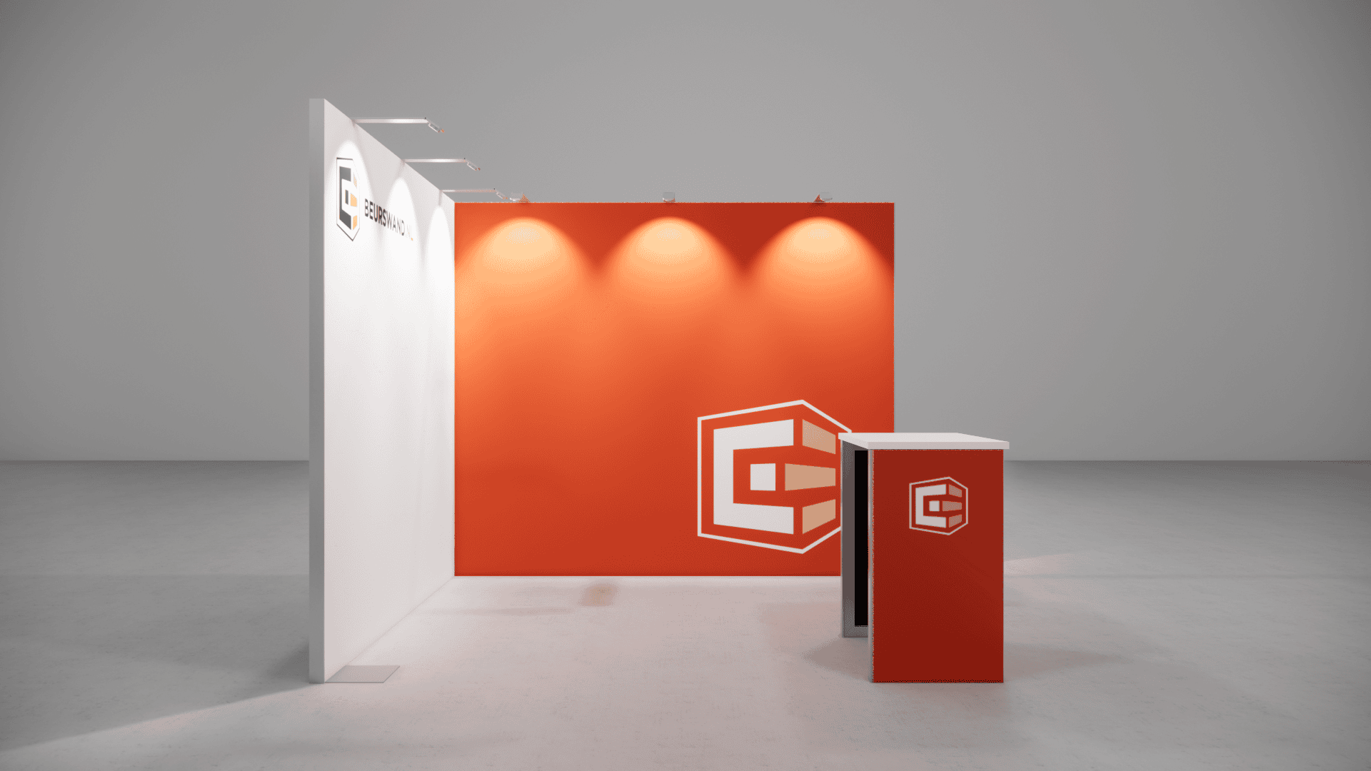 Beursstand 3 x 3 meter - Hoekopstelling - Afbeelding 3