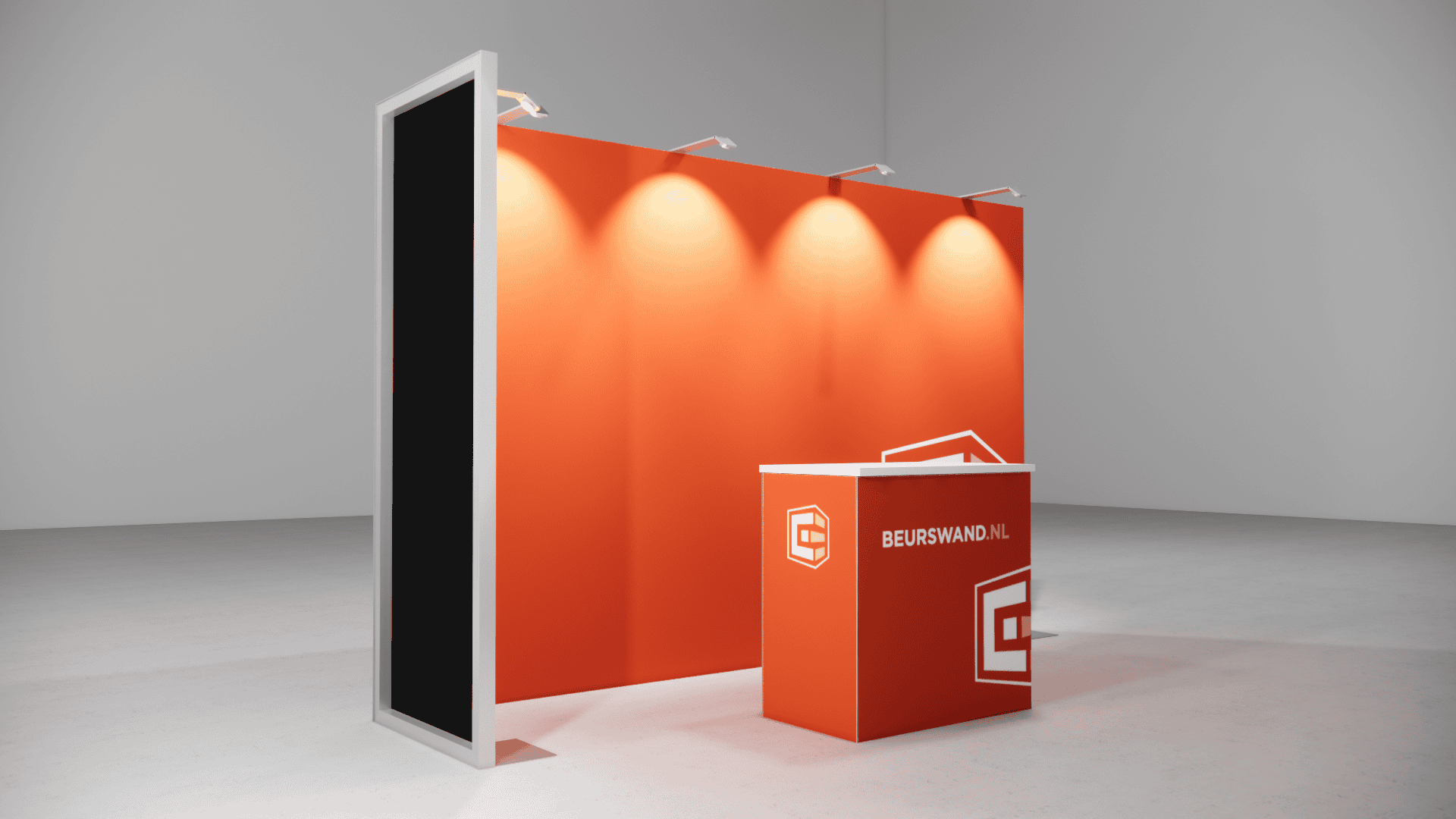 Beursstand 4 x 1 meter - Hoekopstelling - Afbeelding 3