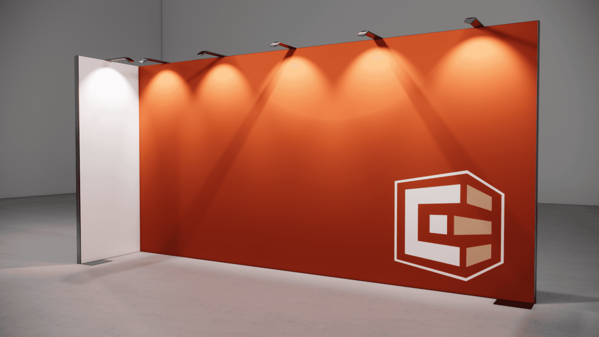 Beursstand 5 x 1 meter - Hoekopstelling - Afbeelding 4