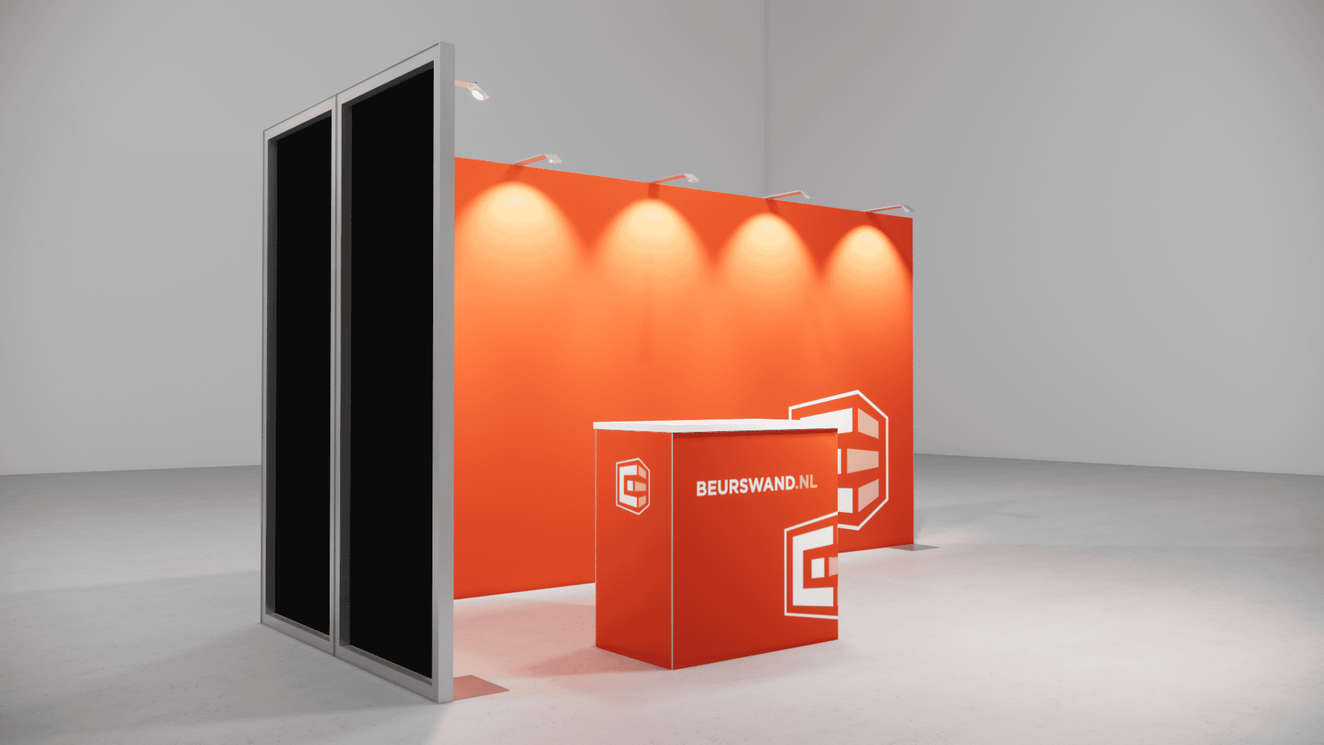 Beursstand 5 x 2 meter - Hoekopstelling - Afbeelding 2