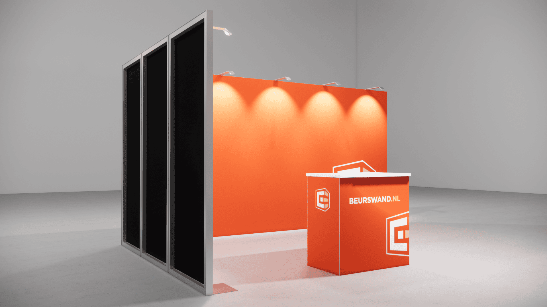 Beursstand 5 x 3 meter - Hoekopstelling - Afbeelding 2