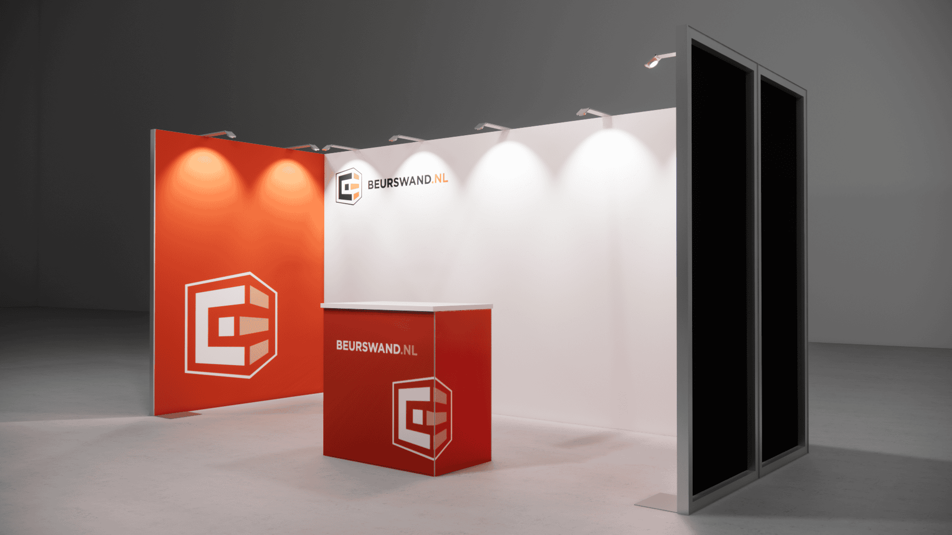 Beursstand 5 x 2 meter - Tussenopstelling - Afbeelding 3