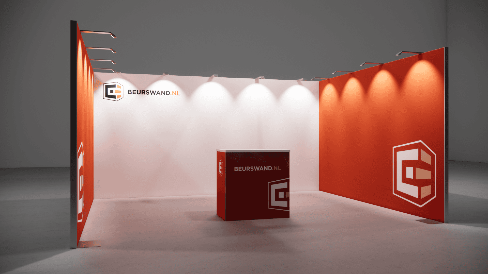 Beursstand 5 x 4 meter - Tussenopstelling - Afbeelding 2