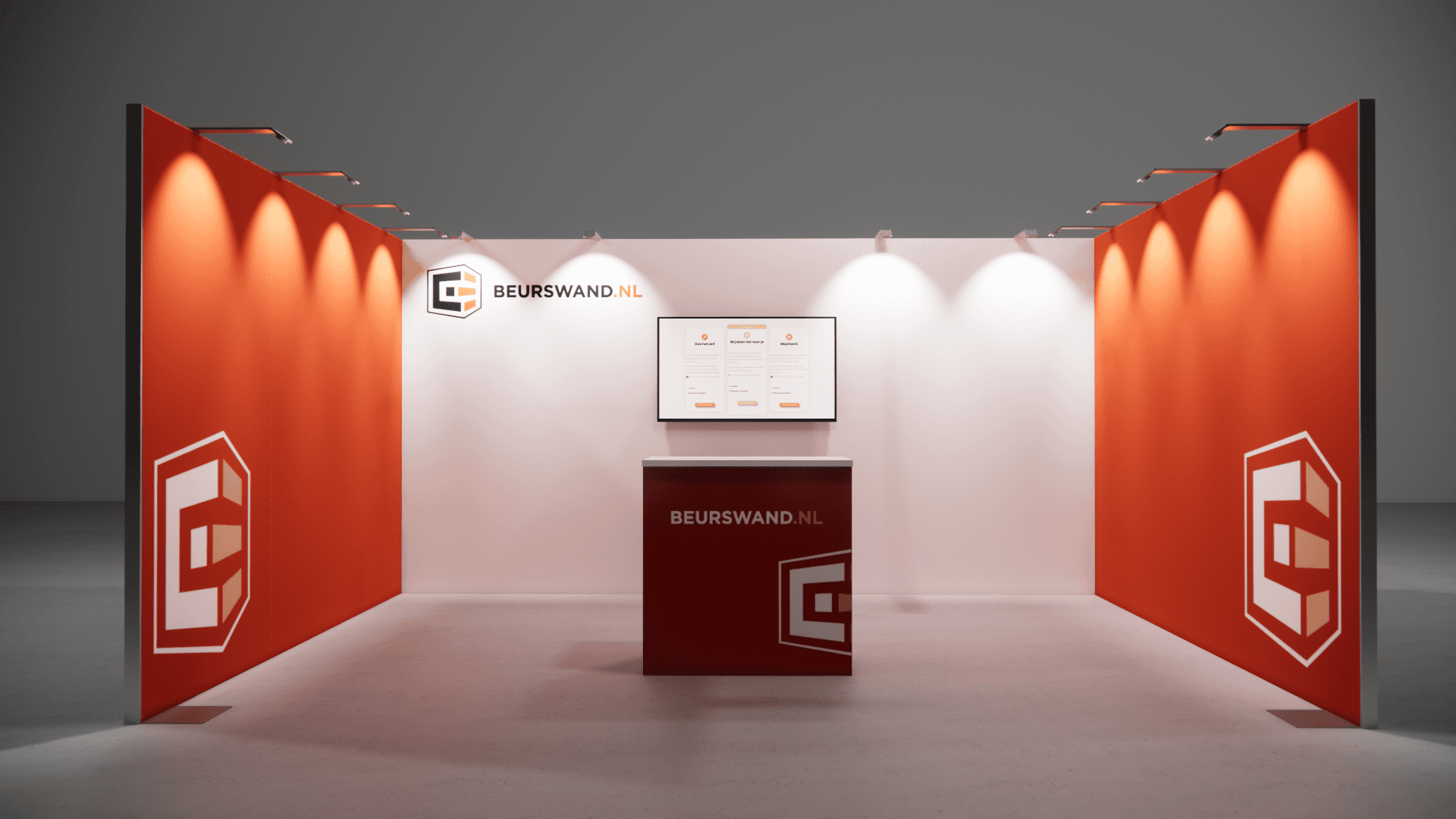 Beursstand 5 x 4 meter - Tussenopstelling - Afbeelding 3